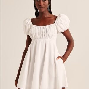 Abercrombie white mini dress